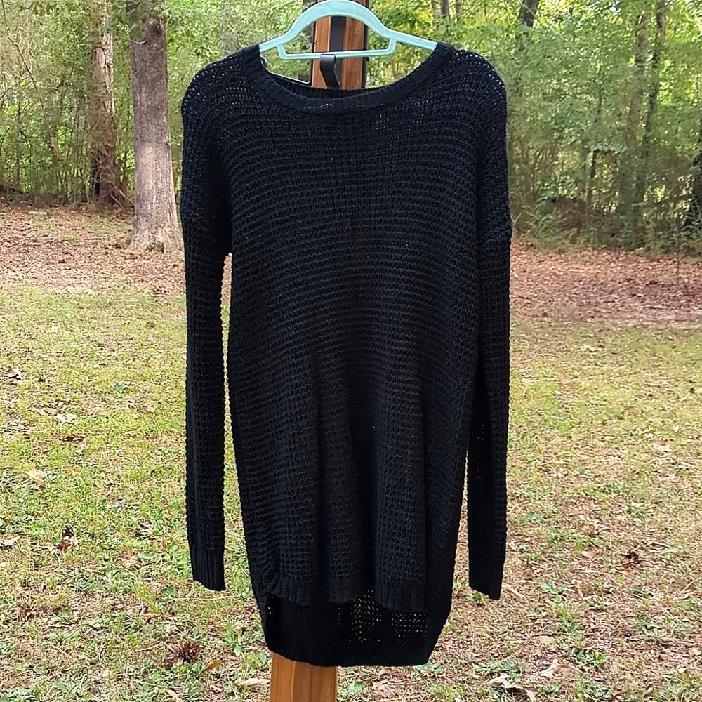 🌟NWT Zenana Outfitters Charcoal Knit Top Sweater